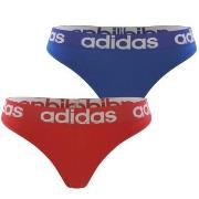 adidas Truser 2P Underwear Brazilian Thong Blå/Rød bomull X-Small Dame