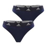 adidas Truser 2P Underwear Brazilian Thong Marine bomull X-Small Dame