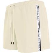 Calvin Klein Badebukser Medium Drawstring Swim Shorts Hvit polyester X...