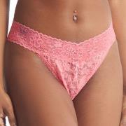 Hanky Panky Truser Daily Lace Original Rise Thong Rosa nylon One Size ...