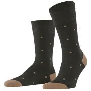 Falke Strømper Dot Socks Brun bomull Str 43/46 Herre