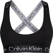 Calvin Klein BH Sport Active Icon Medium Support Bra Svart Large Dame
