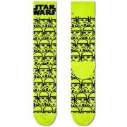 Happy Sock Star Wars Storm Trooper Sock Strømper Svart/Gul bomull Str ...