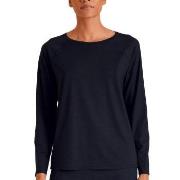 Calida DSW Balancing Long Sleeve Shirt Mørkblå modal Large Dame