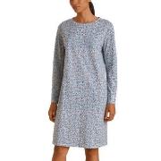 Calida Nights Long Arm Sleepshirt Lysblå bomull X-Small Dame