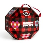 Happy socks Strømper Bauble Sock Gift Set Rød Mønster modal Str 36/40