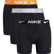 Nike 3P Everyday Essentials Micro Boxer Brief Svart/Oransje polyester ...