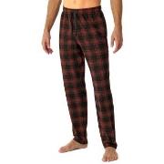 Schiesser Mix Plus Relax Long Pants Rød Mønster  bomull 54 Herre