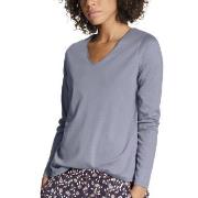 Calida Favourites Sense Long Sleeve Shirt Blå bomull XX-Small Dame