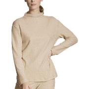 Calida Home Hub Sweater Krem bomull Small Dame