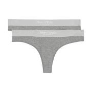 Marc O Polo Casual Thong Truser 2P Grå bomull X-Large Dame