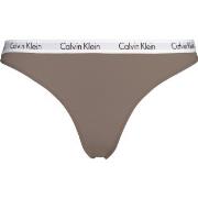 Calvin Klein Truser Carousel Thong Brun bomull X-Small Dame