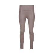 Magic Leather Look Legging Brun XX-Large Dame