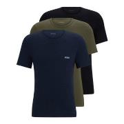 BOSS 3P Classic Crew Neck T Shirt Mixed bomull Small Herre