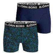 Bjorn Borg Bamboo Cotton Blend Boxer 2P Blå/Grønn X-Large Herre
