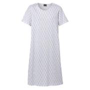 Trofe Soft Leaf Short Sleeved Nightdress Blå Mønster bomull Medium Dam...