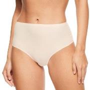 Chantelle Truser Soft Stretch High Waisted Thong Beige One Size Dame