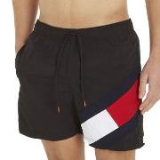 Tommy Hilfiger Badebukser Solid Flag Swim Shorts Svart nylon XX-Large ...