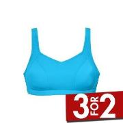 Damella Elisabeth Padded Bikini Bra Turkis 44 Dame