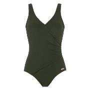 Damella Julia Chlorine Resistant Swimsuit Mørkgrørnn  polyamid 52 Dame