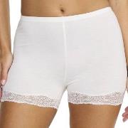 Damella Truser Lace Boxer Brief Hvit polyester Small Dame