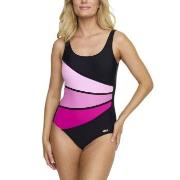 Damella Laura Chlorine Resistant Swimsuit Svart/Rosa 44 Dame