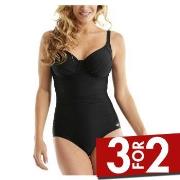 Damella Liza Swimsuit Svart E 40 Dame