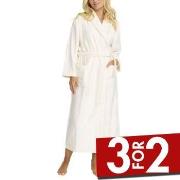 Damella Modal Terry Robe Benhvit Medium Dame