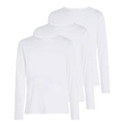 Tommy Hilfiger 3P Premium Essentials Long Sleeve Hvit bomull Medium He...