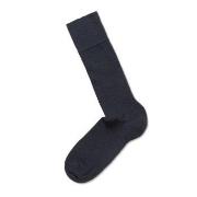 Panos Emporio Strømper 2P Premium Mercerized Wool Rib Socks Mørkblå On...