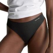 Calvin Klein Truser Invisibles Cotton Thong Svart Small Dame