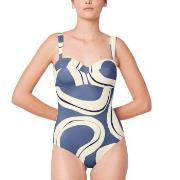 Triumph Summer Allure Swimsuit Blå/Hvit E 40 Dame