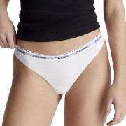 Calvin Klein Truser 3P Modern Logo Thongs Hvit bomull XX-Large Dame