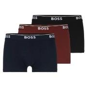 BOSS 3P Power Trunks Svart/Rød bomull X-Large Herre