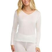 Damella Silk Long Sleeve Elfenben silke Small Dame