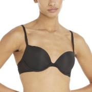 Calvin Klein BH Sheer Marquisette Push Up Bra Svart B 70 Dame