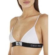 Calvin Klein BH CK96 Triangle Bra Hvit bomull X-Large Dame