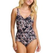 Damella Julia Basic Swimsuit Svart mønstret 44 Dame