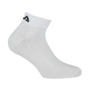 FILA Strømper 3P Quarter Plain Socks Hvit Str 39/42