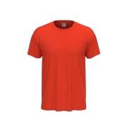 Stedman Classic Men T-shirt Oransje/Rød bomull X-Small Herre