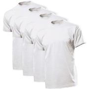 Stedman 4P Comfort Men T-shirt Hvit bomull 4XL Herre