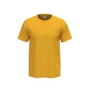 Stedman Comfort Men T-shirt Sennepsgul bomull X-Large Herre