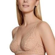 Calida BH Natural Comfort Lace Soft Bra Beige polyamid C 75 Dame