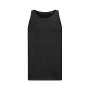 Stedman Tank Top For Men Svart bomull Small Herre