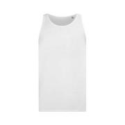 Stedman Tank Top For Men Hvit bomull Small Herre