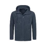 Stedman Hooded Fleece Jacket For Men Mørkblå polyester X-Large Herre