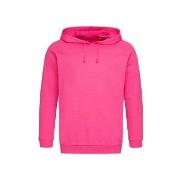 Stedman Hooded Sweatshirt Unisex Rosa bomull Small