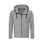 Stedman Power Fleece Jacket For Men Grå polyester X-Large Herre
