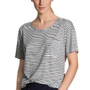 Calida Circular Sleep T-shirt Hvit/Marine tencel X-Small Dame
