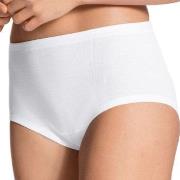 Calida Truser 2P Iconics Midi Brief Hvit bomull 48 Dame